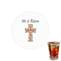 Easter Cross Printed Drink Topper - 1.5"