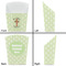 Easter Cross French Fry Favor Box - Front & Back View