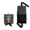 Easter Cross Gift Boxes with Magnetic Lid - Black - Open & Closed