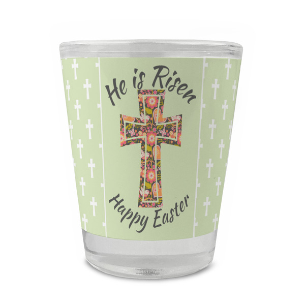 Custom Easter Cross Glass Shot Glass - 1.5 oz - Set of 4