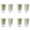 Easter Cross Glass Shot Glass - Standard - Set of 4 - APPROVAL