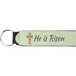 Easter Cross Neoprene Keychain Fob