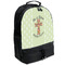 Easter Cross Large Backpack - Black - Angled View