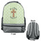 Easter Cross Large Backpack - Gray - Front & Back View