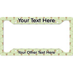 Easter Cross License Plate Frame