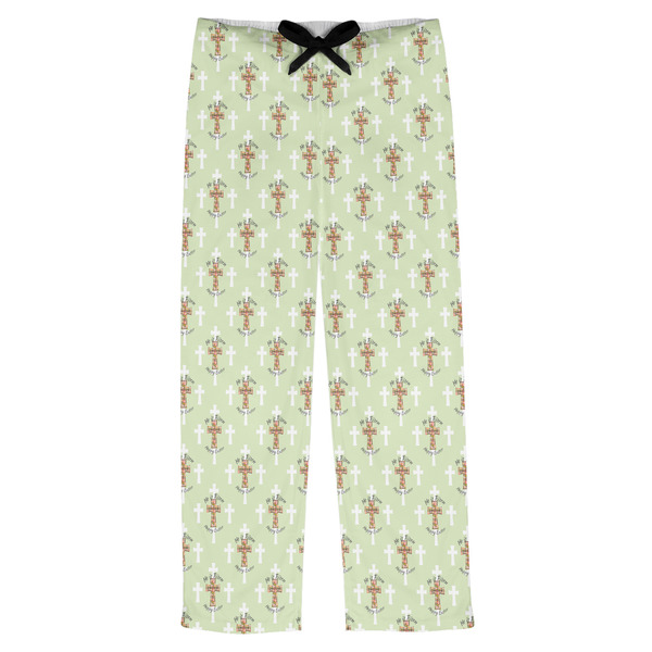 Custom Easter Cross Mens Pajama Pants - S