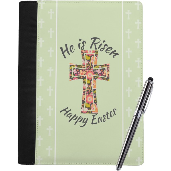 Custom Easter Cross Notebook Padfolio - Large