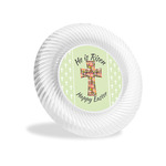 Easter Cross Plastic Party Appetizer & Dessert Plates - 6"