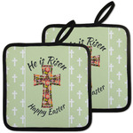 Easter Cross Pot Holders - Set of 2