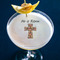 Easter Cross Printed Drink Topper - Large - In Context