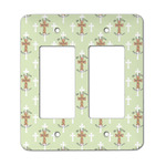 Easter Cross Rocker Style Light Switch Cover - Two Switch