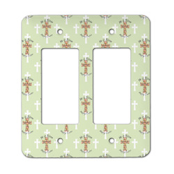 Easter Cross Rocker Style Light Switch Cover - Two Switch