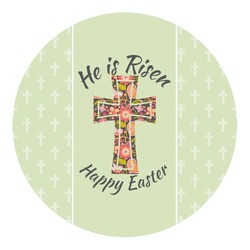 Easter Cross Round Decal - XLarge