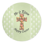 Easter Cross 5' Round Indoor Area Rug