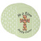 Easter Cross Round Paper Coaster - Main