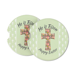 Easter Cross Sandstone Car Coasters