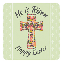 Easter Cross Square Decal - XLarge