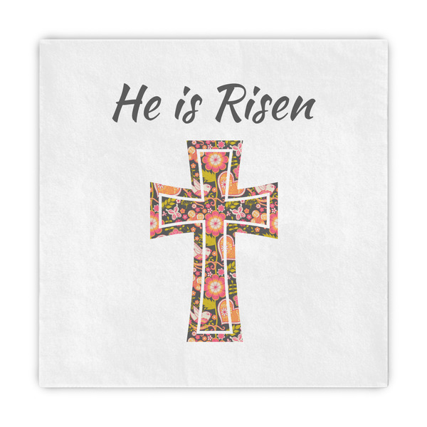 Custom Easter Cross Standard Decorative Napkins