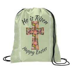 Easter Cross Drawstring Backpack - Small