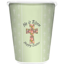 Easter Cross Waste Basket - Double Sided (White)