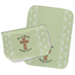 Easter Cross Burp Cloths - Fleece - Set of 2