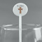 Easter Cross White Plastic 5.5" Stir Stick - Round - Main