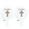 Easter Cross White Plastic 7" Stir Stick - Double Sided - Round - Front & Back