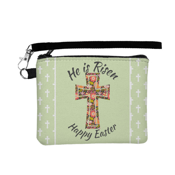 Custom Easter Cross Wristlet ID Case