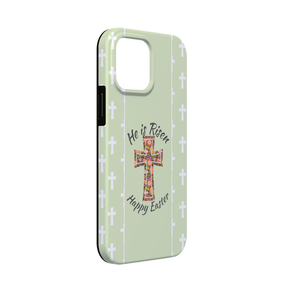 Custom Easter Cross iPhone Case - Rubber Lined - iPhone 13 Mini