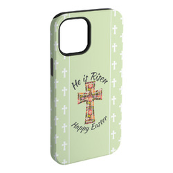 Easter Cross iPhone Case - Rubber Lined - iPhone 15 Plus