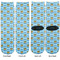 Custom Prince Adult Crew Socks - Double Pair - Front and Back - Apvl