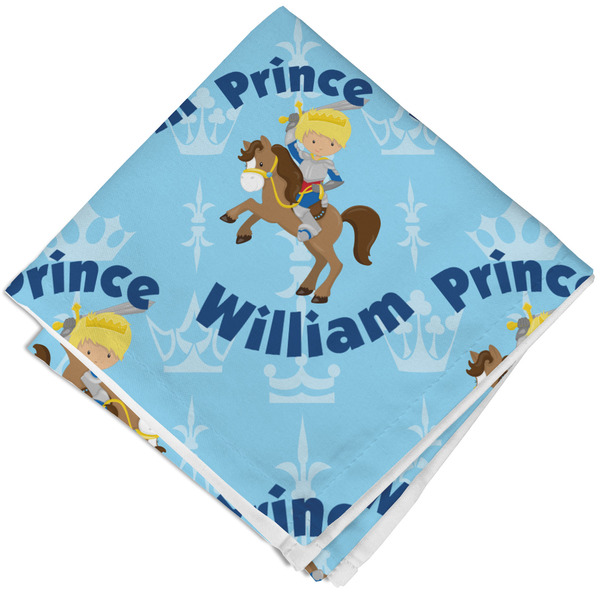 Custom Custom Prince Cloth Cocktail Napkin - Single w/ Name All Over