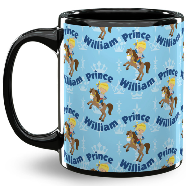 Custom Custom Prince 11 Oz Coffee Mug - Black (Personalized)