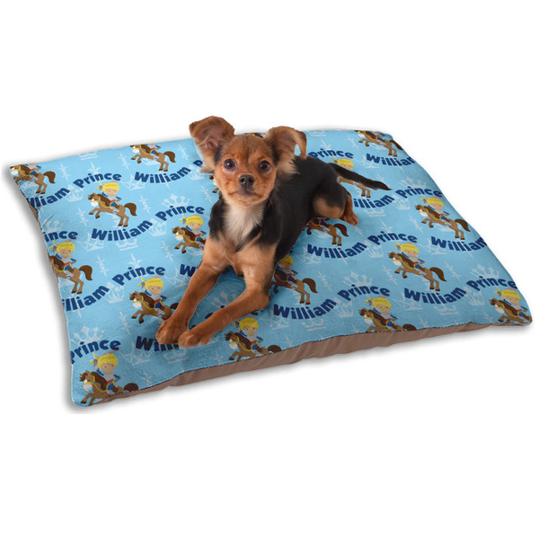 Custom Custom Prince Dog Bed - Small w/ Name All Over