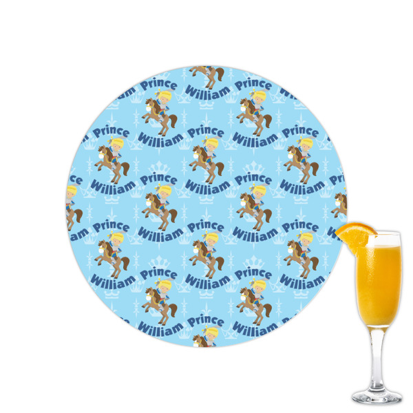 Custom Custom Prince Printed Drink Topper - 2.15" (Personalized)