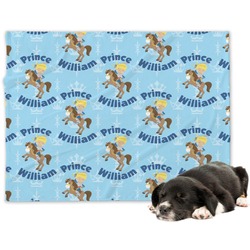 Custom Prince Dog Blanket - Large (Personalized)