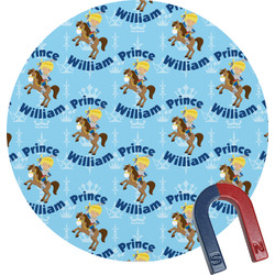 Custom Prince Round Fridge Magnet (Personalized)