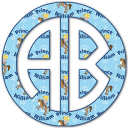 Custom Prince Monogram Decal - Small (Personalized)