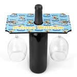 Custom Prince Wine Bottle & Glass Holder (Personalized)