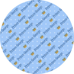 Prince Multipurpose Round Labels - 4" (Personalized)