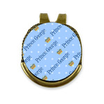 Prince Golf Ball Marker - Hat Clip - Gold