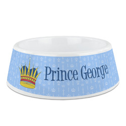 Prince Plastic Dog Bowl - Medium (Personalized)