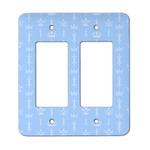 Prince Rocker Style Light Switch Cover - Two Switch