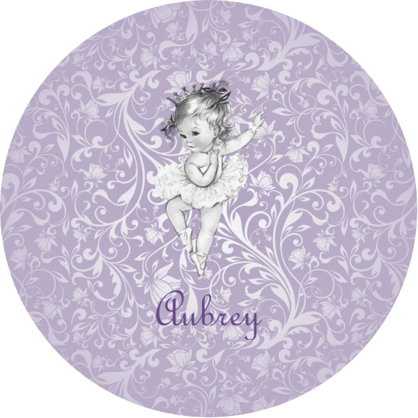 Custom Ballerina Multipurpose Round Labels - 1" (Personalized)