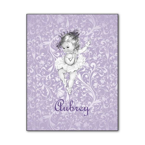 Custom Ballerina Wood Print - 11x14 (Personalized)