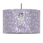 Ballerina 12" Drum Pendant Lamp - Fabric (Personalized)