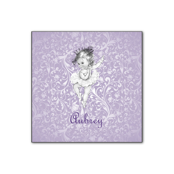 Custom Ballerina Wood Print - 12x12 (Personalized)