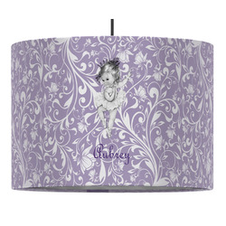 Ballerina 16" Drum Pendant Lamp - Fabric (Personalized)