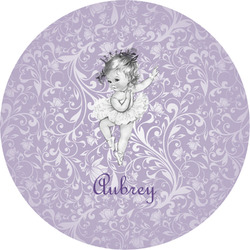 Ballerina Multipurpose Round Labels - 2" (Personalized)