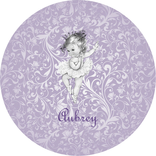 Custom Ballerina Multipurpose Round Labels - 2" (Personalized)